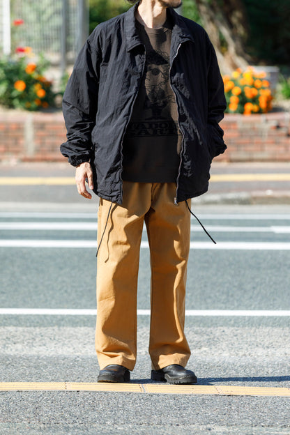 NULABEL / Garment Dyed Zip Up Jacket - Black