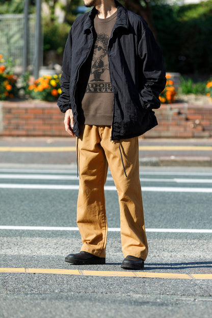 NULABEL / Garment Dyed Zip Up Jacket - Black