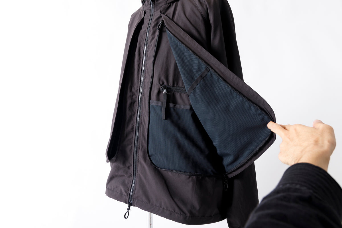 MOUT RECON TAILOR / MICROTECH NUBUCK SHOOTING JACKET - Black