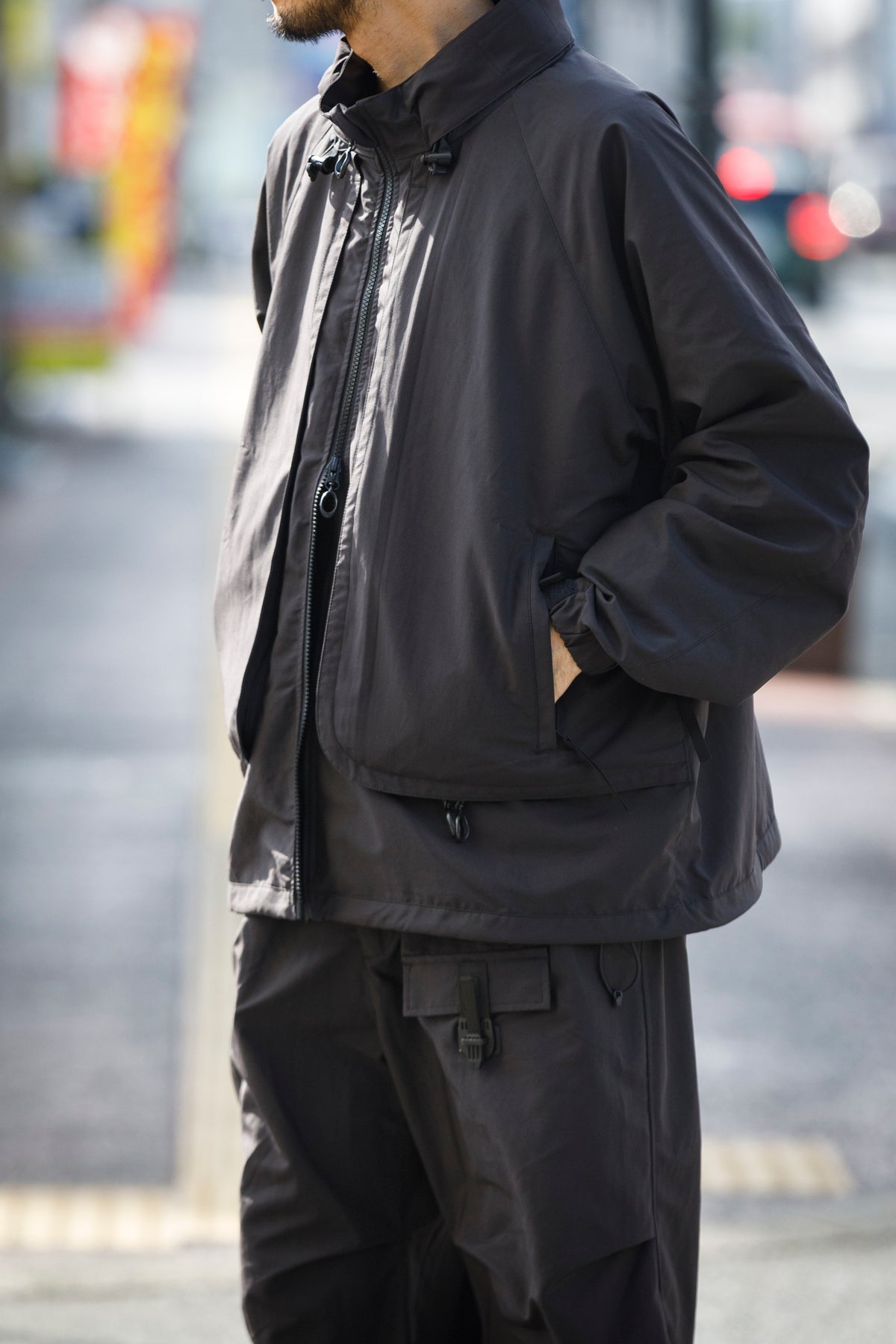 MOUT RECON TAILOR / MICROTECH NUBUCK SHOOTING JACKET - Black