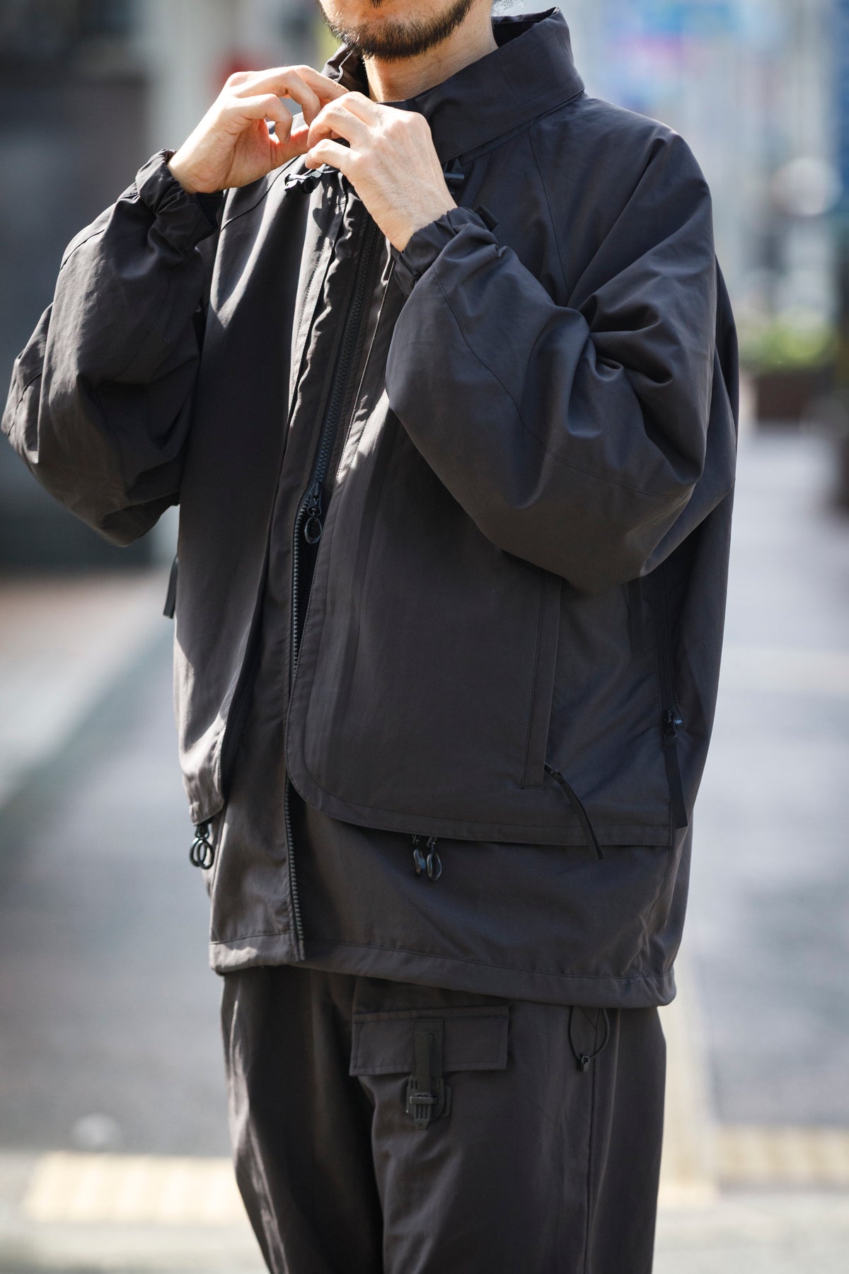 MOUT RECON TAILOR / MICROTECH NUBUCK SHOOTING JACKET - Black