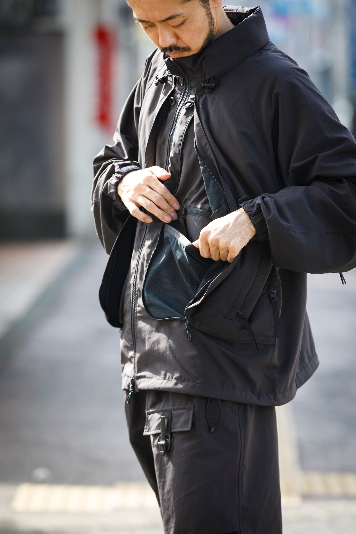 MOUT RECON TAILOR / MICROTECH NUBUCK SHOOTING JACKET - Black