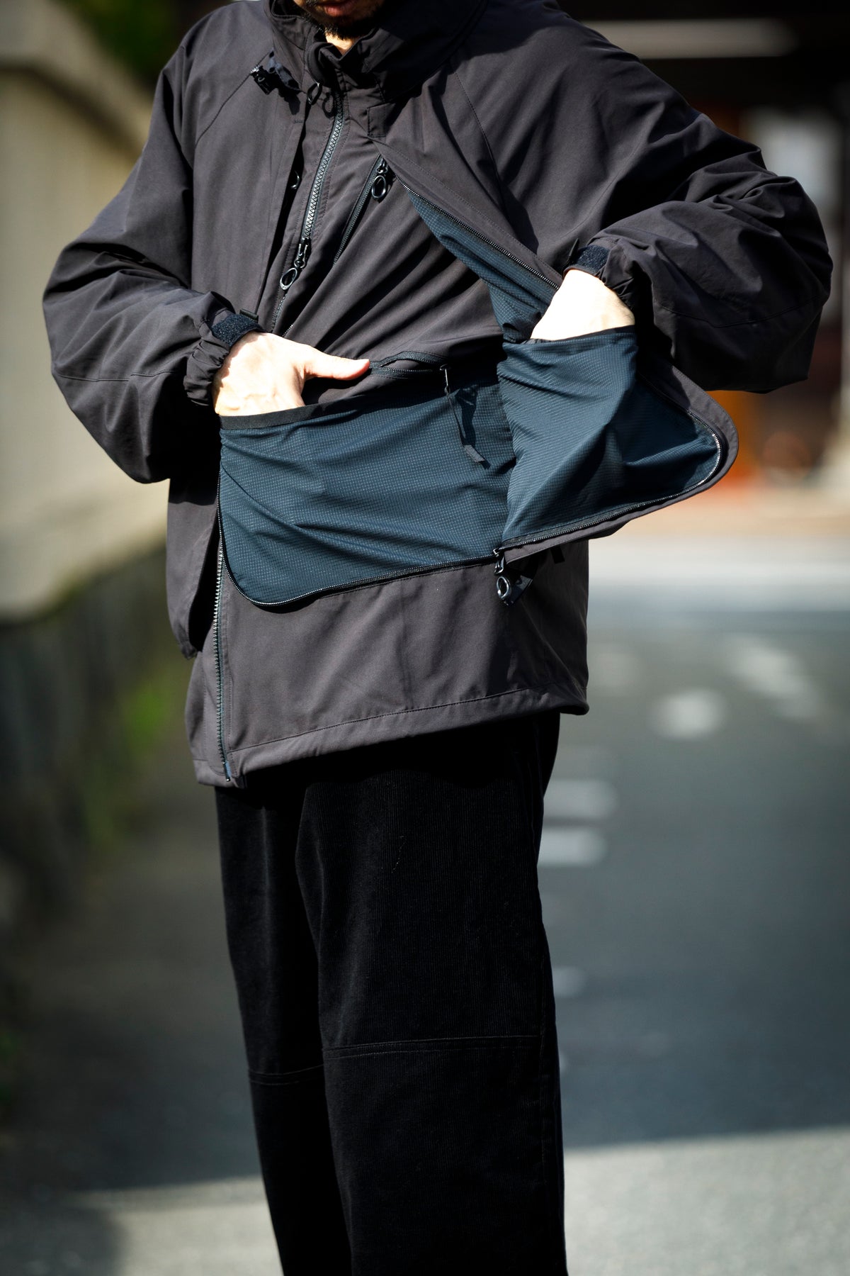MOUT RECON TAILOR / MICROTECH NUBUCK SHOOTING JACKET - Black