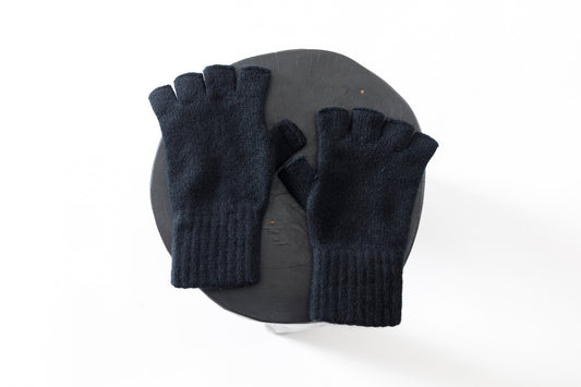 Joshua Ellis / Cashmere Fingerless Glove - Black(K27)
