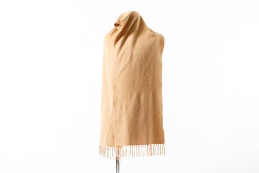 Joshua Ellis / Cashmere plain stole 35×190 - Sand(CPG 60024)