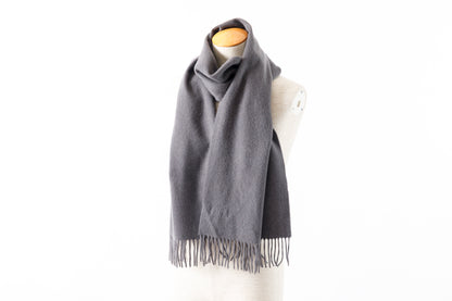 Joshua Ellis / Cashmere plain stole 35×190 - Storm(CPG 52349)