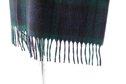Joshua Ellis / Cashmere plain stole 30×180 - Black Watch(CPG 52659)