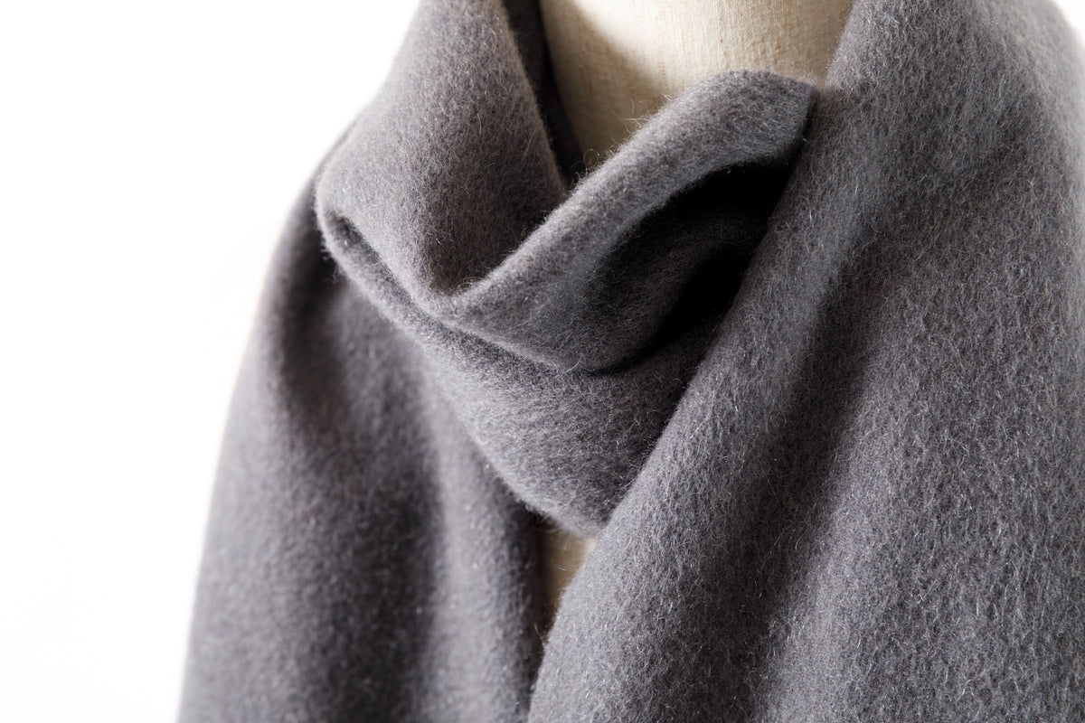 Joshua Ellis / Cashmere plain stole 35×190 - Storm(CPG 52349)