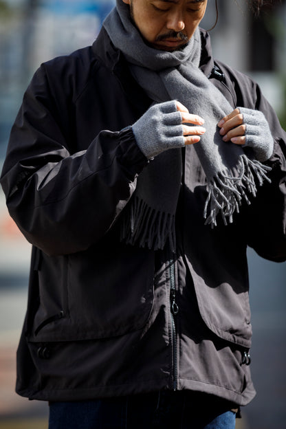 Joshua Ellis / Cashmere Fingerless Glove - Grey(K27)