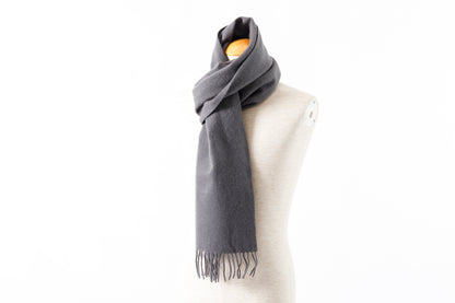 Joshua Ellis / Cashmere plain stole 35×190 - Storm(CPG 52349)