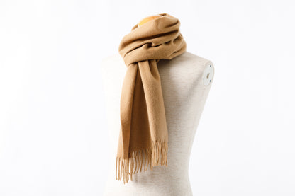 Joshua Ellis / Cashmere plain stole 35×190 - Sand(CPG 60024)