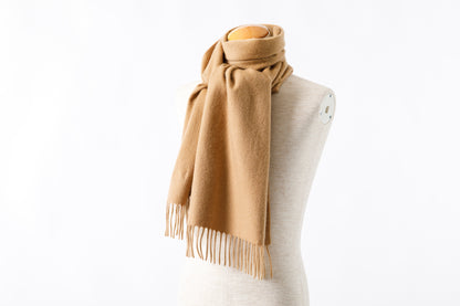 Joshua Ellis / Cashmere plain stole 35×190 - Sand(CPG 60024)