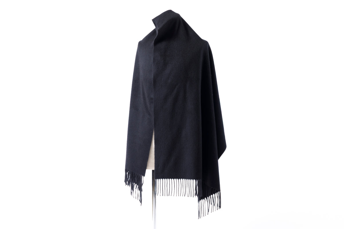 Joshua Ellis / Cashmere Plains Stole 70×190 - Black(CPG 48870)