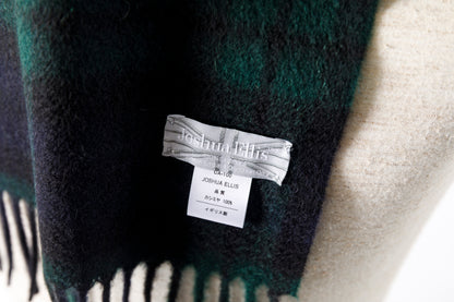 Joshua Ellis / Cashmere plain stole 30×180 - Black Watch(CPG 52659)