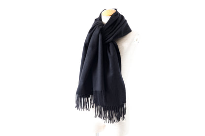 Joshua Ellis / Cashmere Plains Stole 70×190 - Black(CPG 48870)