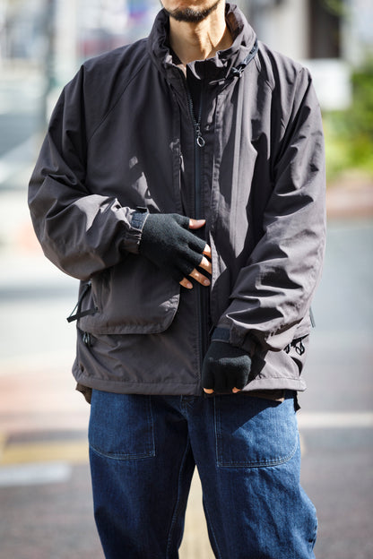 Joshua Ellis / Cashmere Fingerless Glove - Black(K27)