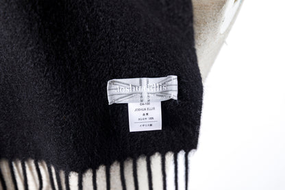 Joshua Ellis / Cashmere Plains Stole 70×190 - Black(CPG 48870)