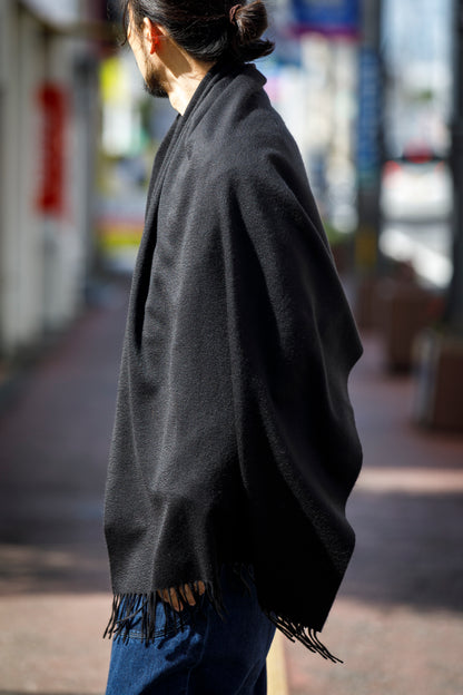 Joshua Ellis / Cashmere Plains Stole 70×190 - Black(CPG 48870)