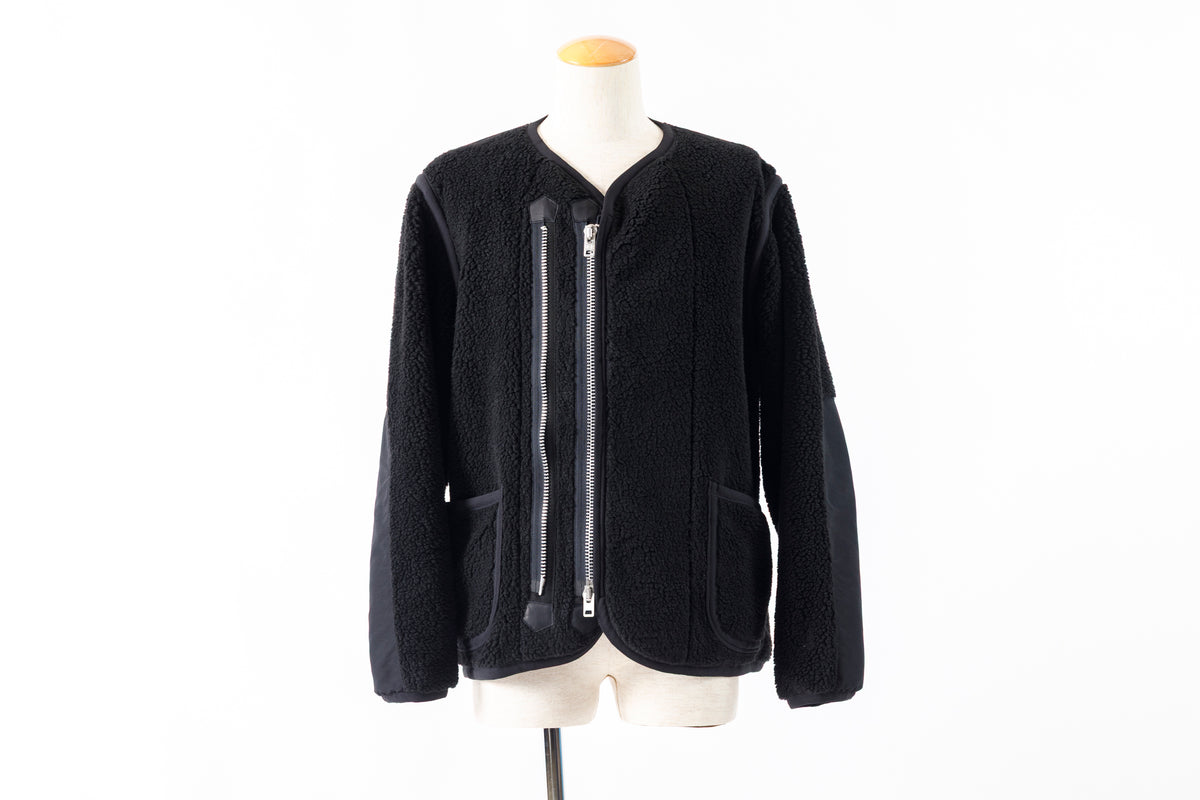 MOJITO / ROOM No.206 Jacket_boa fleece - Black