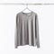 Nikki ESSENTIAL PIECE / Yak Cotton Long Sleeve - Top Gray