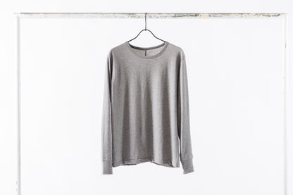Nikki ESSENTIAL PIECE / Yak Cotton Long Sleeve - Top Gray