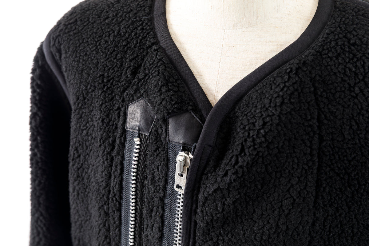 MOJITO / ROOM No.206 Jacket_boa fleece - Black