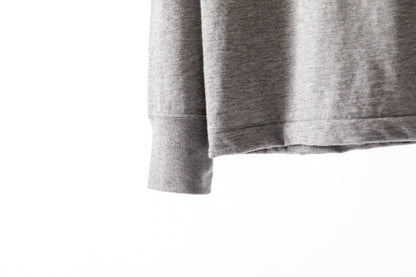 Nikki ESSENTIAL PIECE / Yak Cotton Long Sleeve - Top Gray