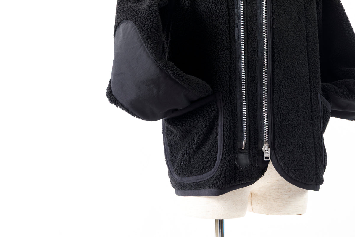 MOJITO / ROOM No.206 Jacket_boa fleece - Black