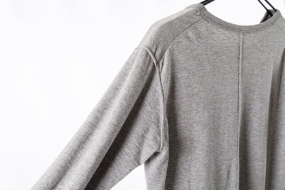 Nikki ESSENTIAL PIECE / Yak Cotton Long Sleeve - Top Gray