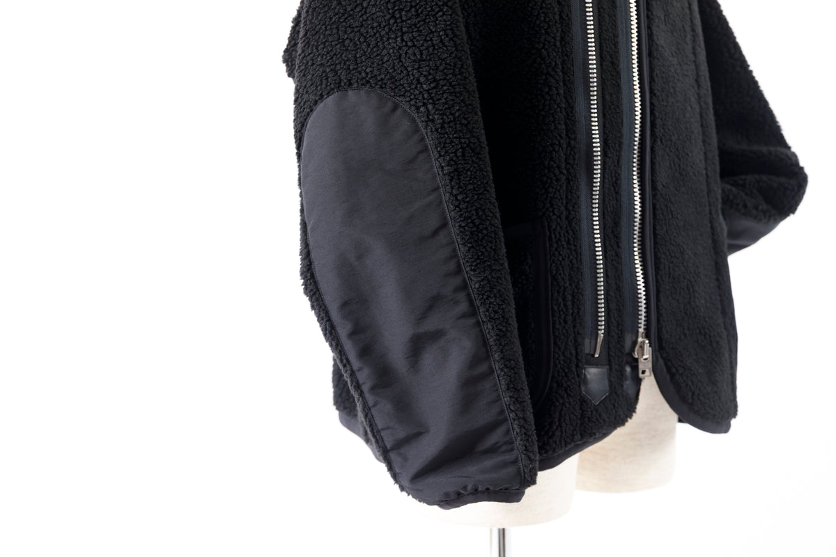 MOJITO / ROOM No.206 Jacket_boa fleece - Black
