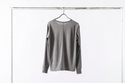 Nikki ESSENTIAL PIECE / Yak Cotton Long Sleeve - Top Gray