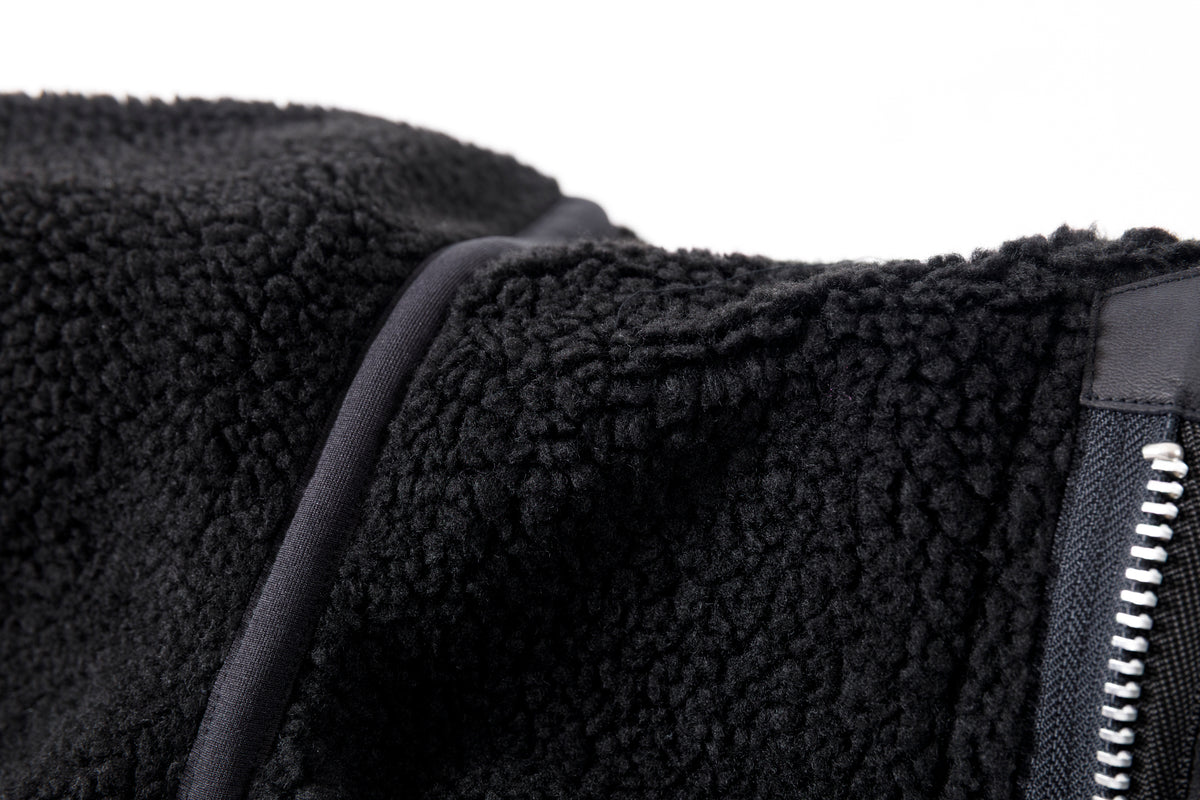 MOJITO / ROOM No.206 Jacket_boa fleece - Black