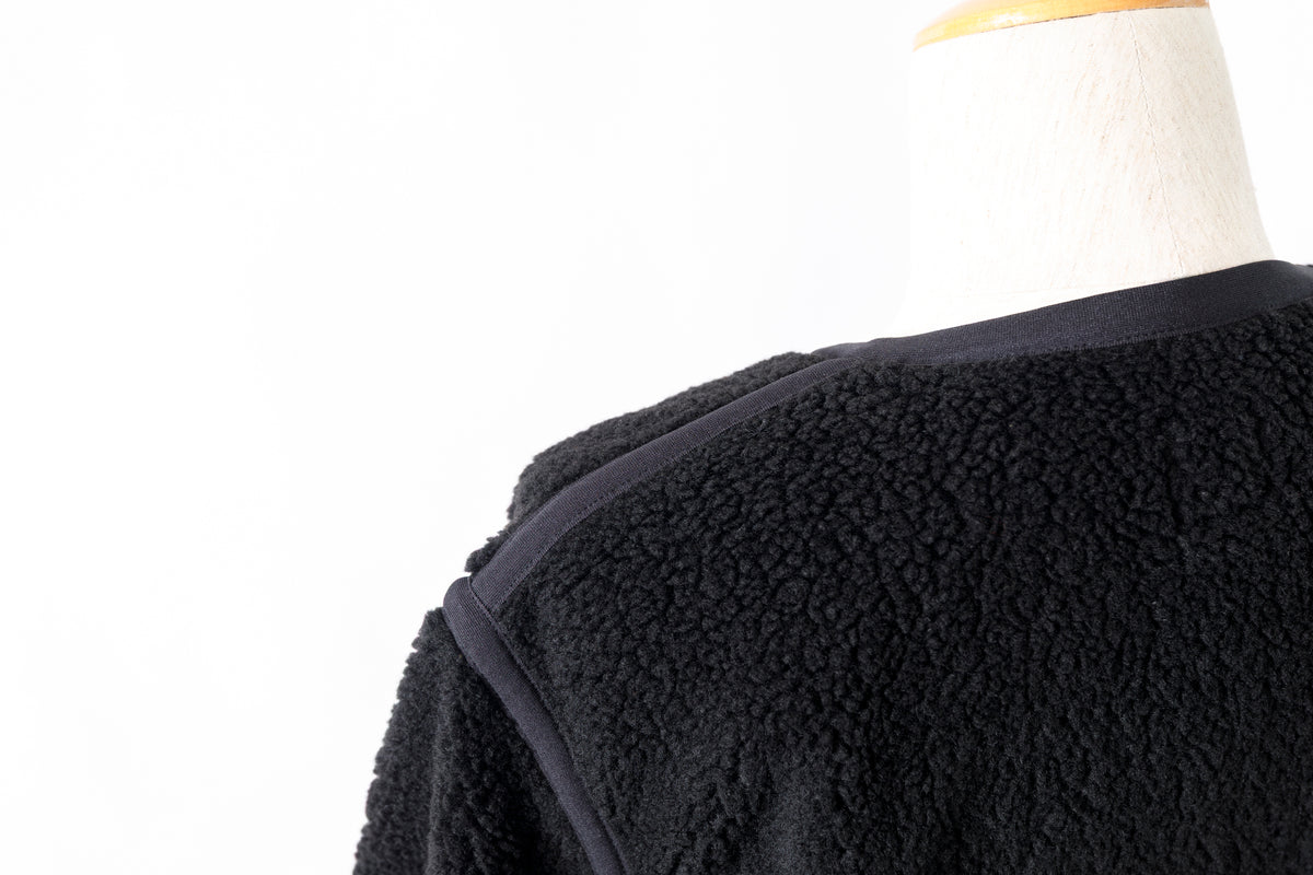 MOJITO / ROOM No.206 Jacket_boa fleece - Black