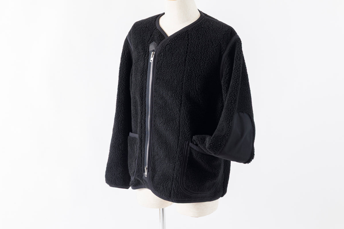 MOJITO / ROOM No.206 Jacket_boa fleece - Black
