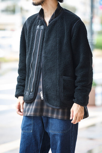 MOJITO / ROOM No.206 Jacket_boa fleece - Black