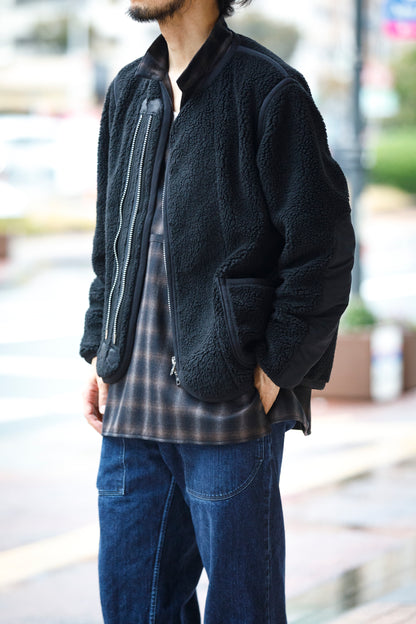 MOJITO / ROOM No.206 Jacket_boa fleece - Black