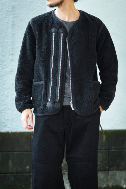 MOJITO / ROOM No.206 Jacket_boa fleece - Black