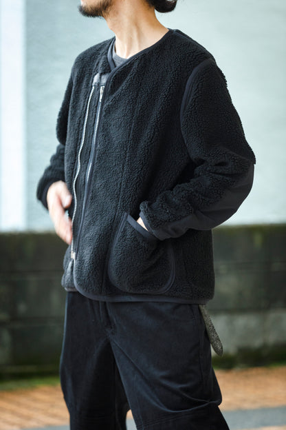 MOJITO / ROOM No.206 Jacket_boa fleece - Black