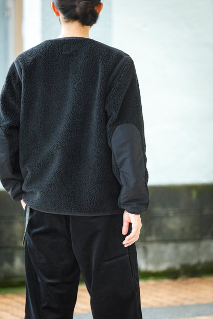 MOJITO / ROOM No.206 Jacket_boa fleece - Black