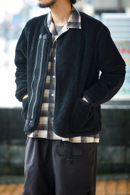 MOJITO / ROOM No.206 Jacket_boa fleece - Black