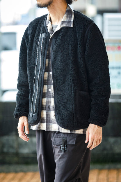MOJITO / ROOM No.206 Jacket_boa fleece - Black