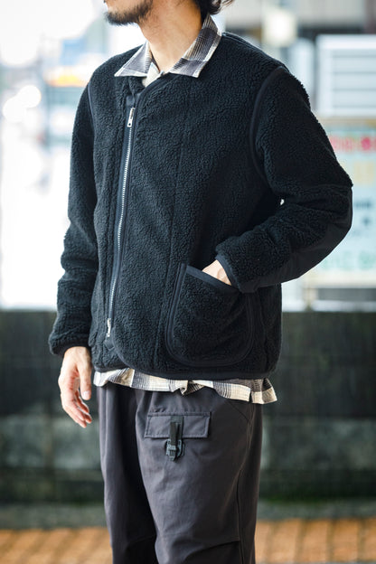 MOJITO / ROOM No.206 Jacket_boa fleece - Black