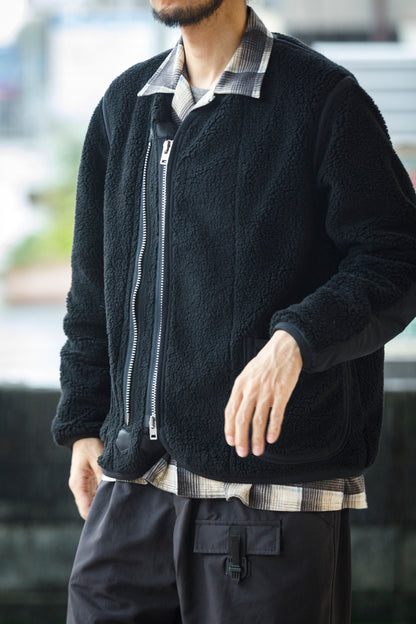 MOJITO / ROOM No.206 Jacket_boa fleece - Black