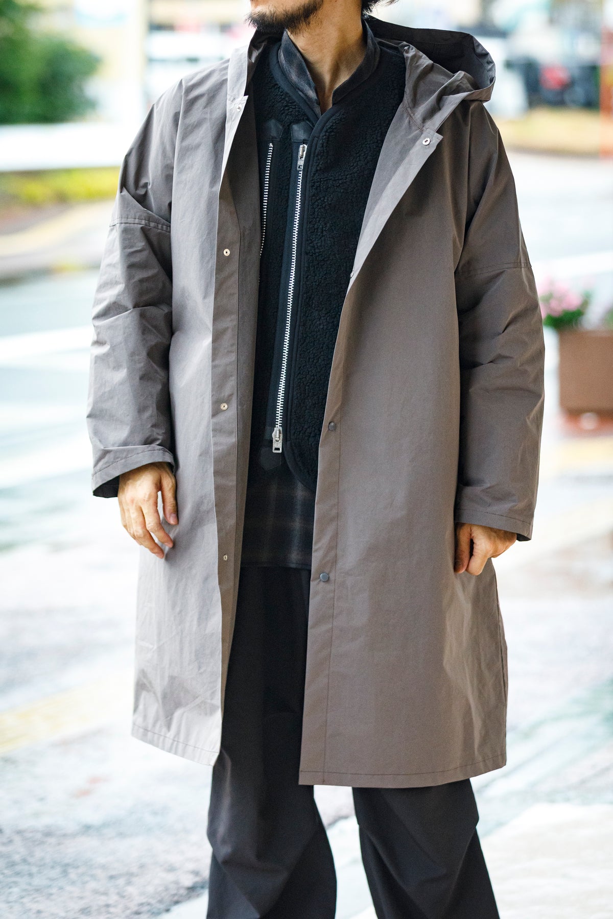 MOJITO / ROOM No.206 Jacket_boa fleece - Black