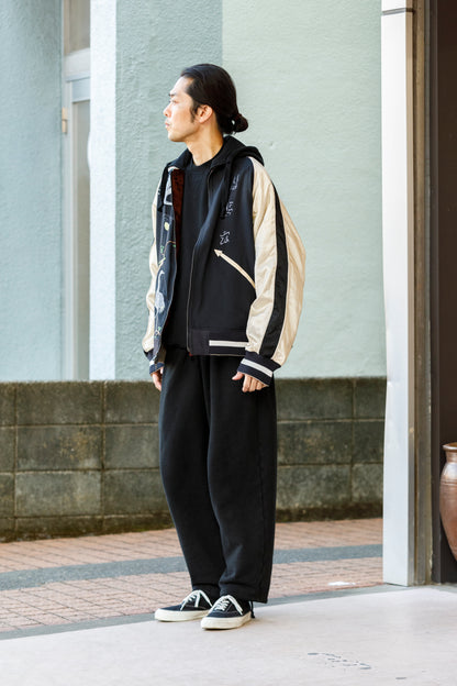 WONDER ROOM WWH-003 "WHALE" Sweat Slacks - Black