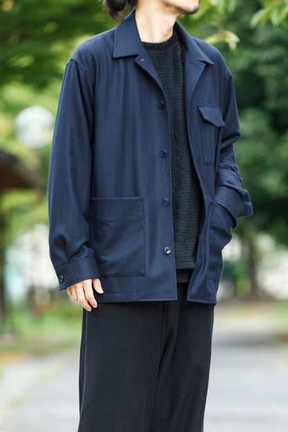 山内 / 26231 / アラシャンカシミア・ワークジャケット - Navy