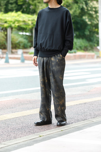 MEIAS / SILK SMOOTH SWEAT PULL OVER - Black