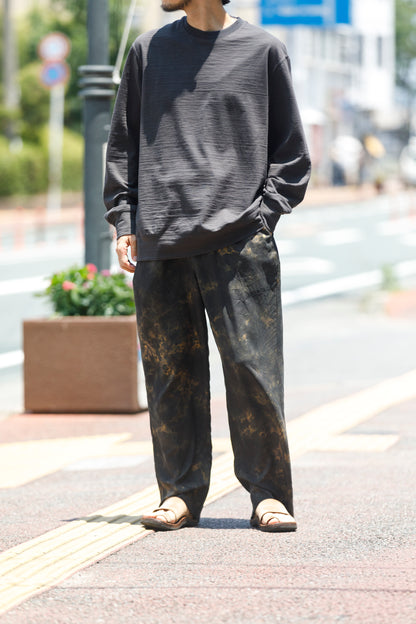 山内 / 26168-si/ari/有松絞り・ビンテージシルクギャバ・パジャマパンツ - arimats