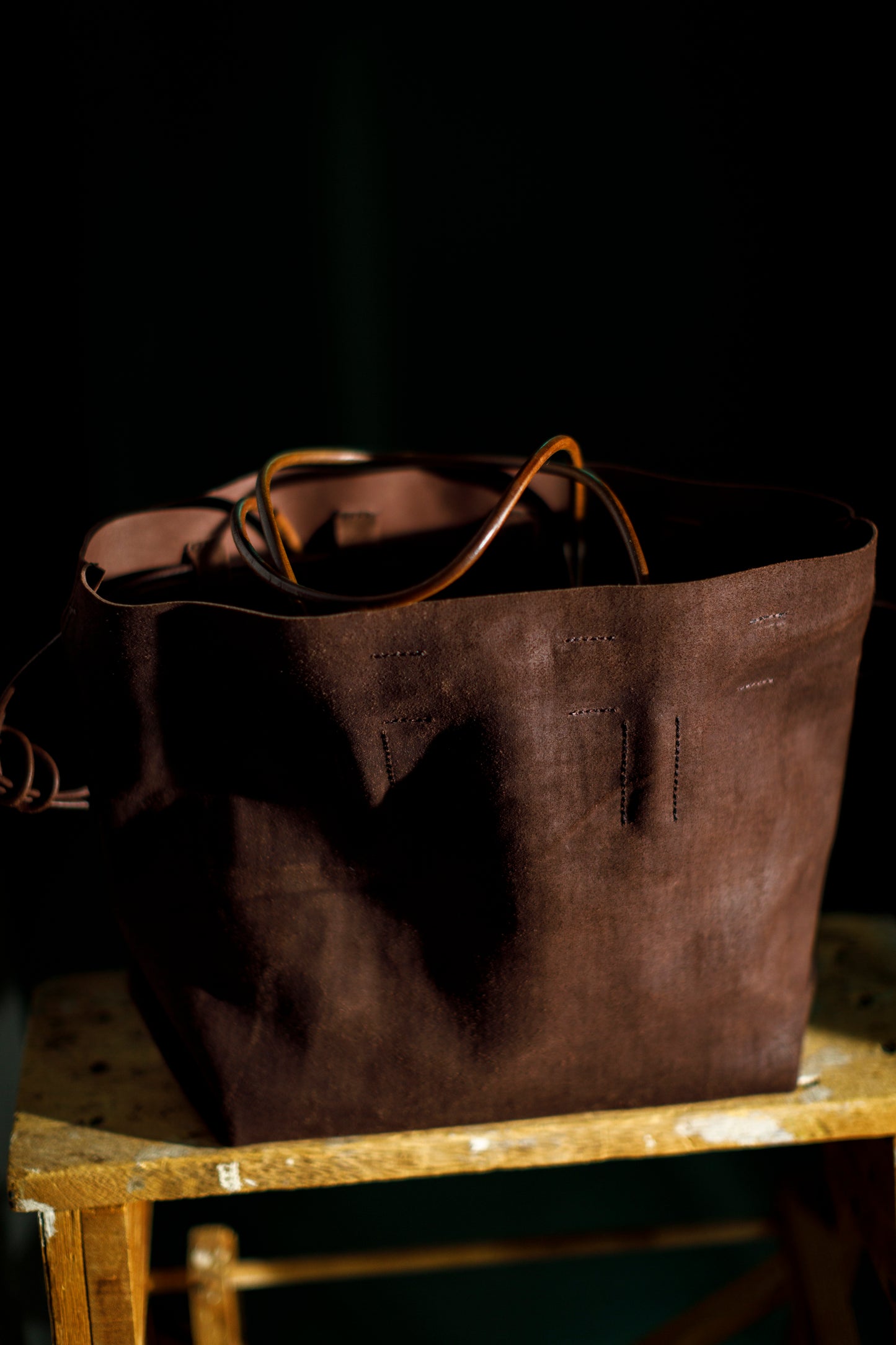 AMIACALVA A158 CALF SCARECROW TOTE(S) - D.Brown