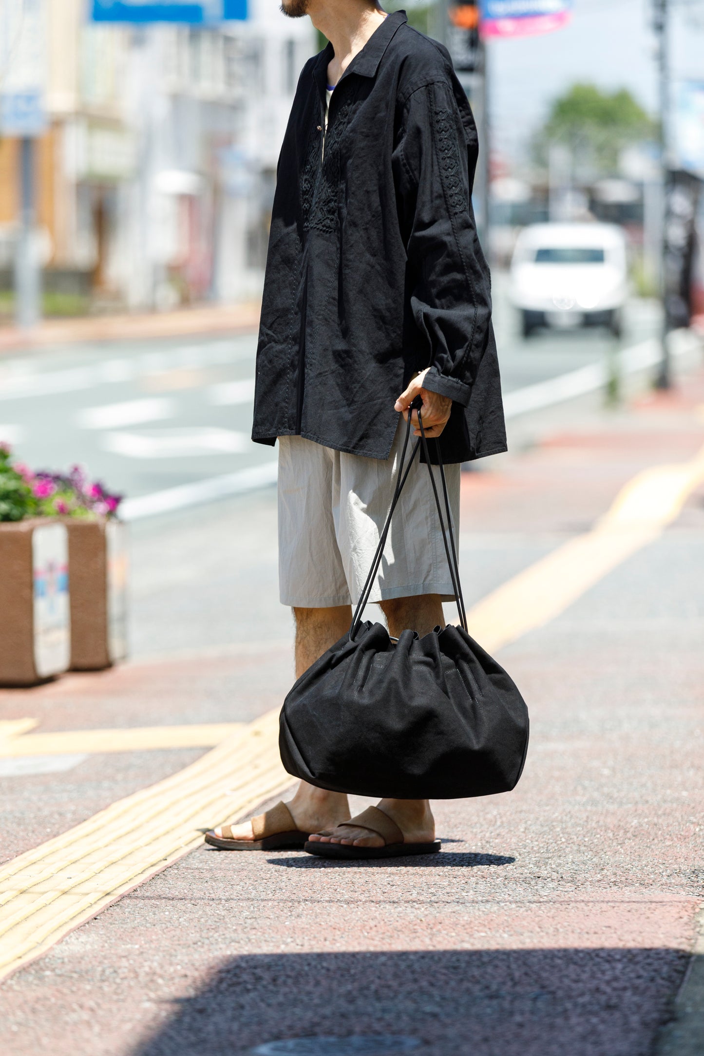 AMIACALVA / A071 SCARECROW TOTE(M) - Black